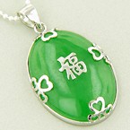 Jade Good Luck Wealth Money Talisman Pendants