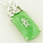 Jade Good Luck Wealth Money Talisman Pendants