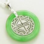 Jade Good Luck Wealth Money Talisman Pendants