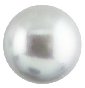 Gray Freshwater Cultured Half-Drilled Button Pearl