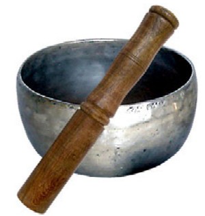 Hand Hammered Singing Bowl Silver