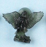 Moldavite Angel Carvings