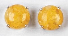 Himalaya Gold Azeztulite Earrings 