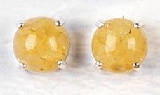 Himalaya Gold Azeztulite Earrings 