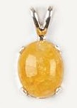 Himalaya Gold Azeztulite Pendant 