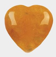 Himalaya Gold Azeztulite Puffy Hearts