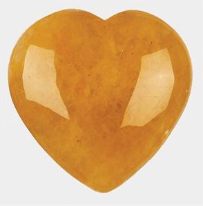 Himalaya Gold Azeztulite Puffy Hearts