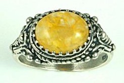 Himalaya Gold Azeztulite Ring
