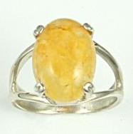 Himalaya Gold Azeztulite Ring