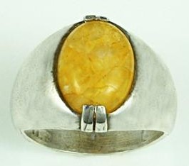 Himalaya Gold Azeztulite Ring
