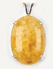 Himalaya Gold Azeztulite Pendant 