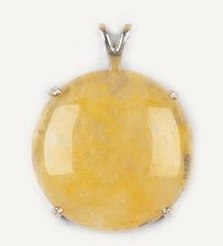 Himalaya Gold Azeztulite Pendant 