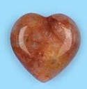 Himalaya Red Azeztulite Polished Hearts 