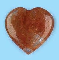 Himalaya Red Azeztulite Polished Hearts 