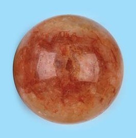 Himalaya Red Azeztulite Polished Spheres 