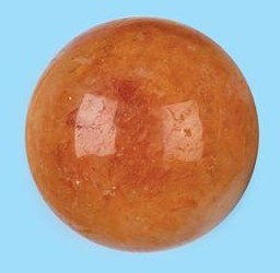 Himalaya Red-Gold Azeztulite Polished Spheres 