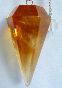 Honey Calcite Pendulums