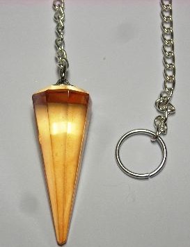 Sterling Silver Imperial Gold Aura Pendulum 