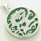 Jade Good Luck Wealth Money Talisman Pendants