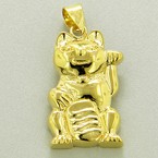 Lucky Cat Good Luck Wealth Money Talisman Pendants