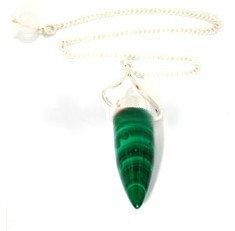 Malachite Double Stone Pendulum