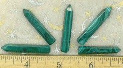 Malachite Carved Points