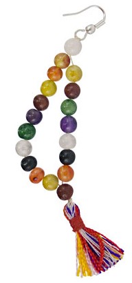 Gemstone Earrings Mala Mixed Stone 