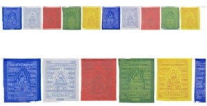 Tibetan Prayer Flag 10 Flaps Medecine Buddha 