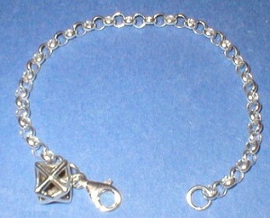 Sterling Silver Merkaba Bracelet