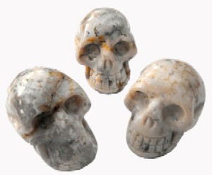 Merlinite Crystal Skulls