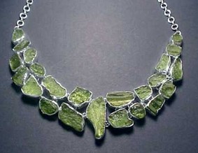 Moldavite Natural Necklaces