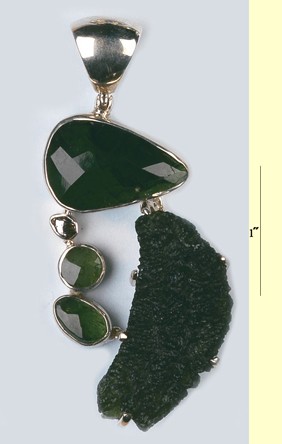 Moldavite Pendants