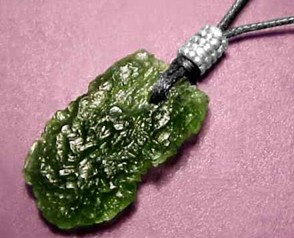 Moldavite Natural Pendants