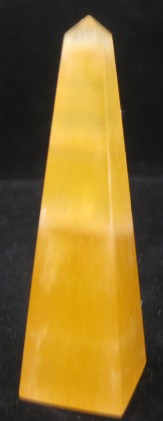 Orange Calcite Obelisk