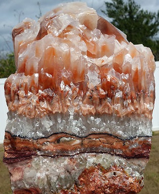 Peach Calcite Healing Crystals