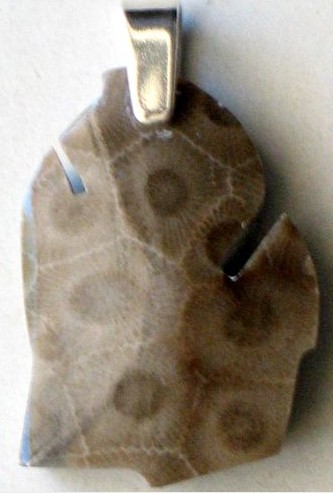  Petoskey Stone Pendants