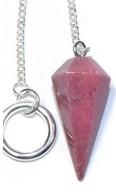 Rhodonite Pendulums