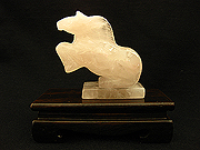 Rose Quartz Crystal Horse
