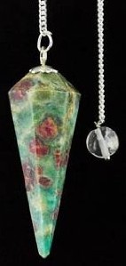 Ruby Zoisite Pendulum 