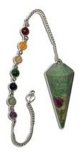 Ruby Zoisite Chakra Pendulums