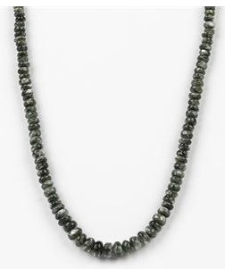 Seraphinite Rondelle Bead Necklace