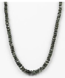 Seraphinite Rondelle Bead Necklace