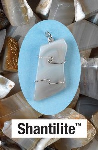 Shantilite Wire Wrapped Pendants