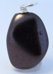 Shungite Tumbled Stone Pendants