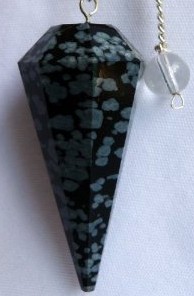 Snowflake Obsidian Pendulums