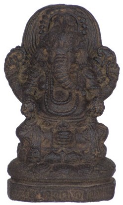 Antiqued Ganesha Statue