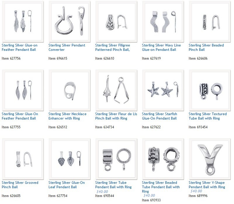 Sterling Silver Bails
