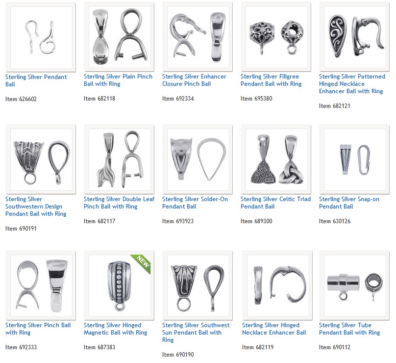 Sterling Silver Bails