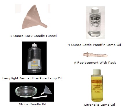 Stone Candle Supplies