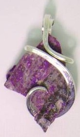 Sugilite Wire Wrapped Pendant